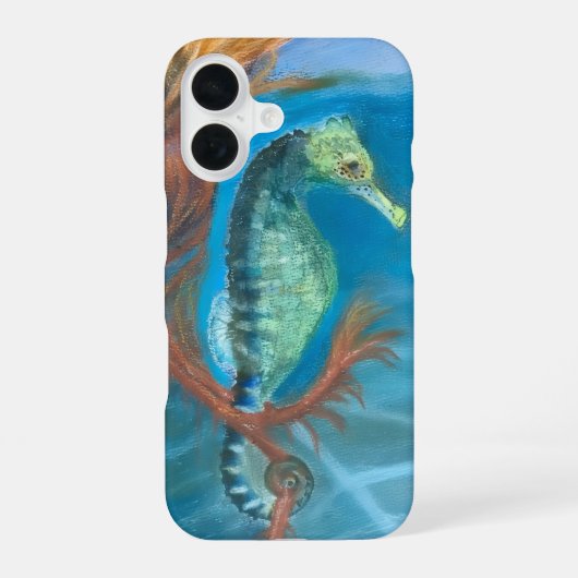 Seepferdchen Apple iphone 16 Slim-Fit-Hülle Hülle (Rückseite)