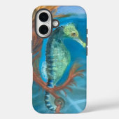 Seepferdchen Apple iPhone 16 Tough Phone Case (Rückseite)