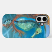 Seepferdchen Apple iPhone 16 Tough Phone Case (Rückseite (Horizontal))