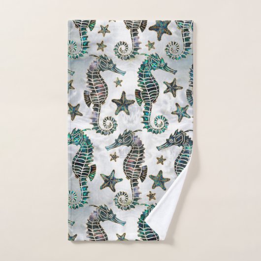 Seepferdchen Badhandtuch Set (Handtuch)