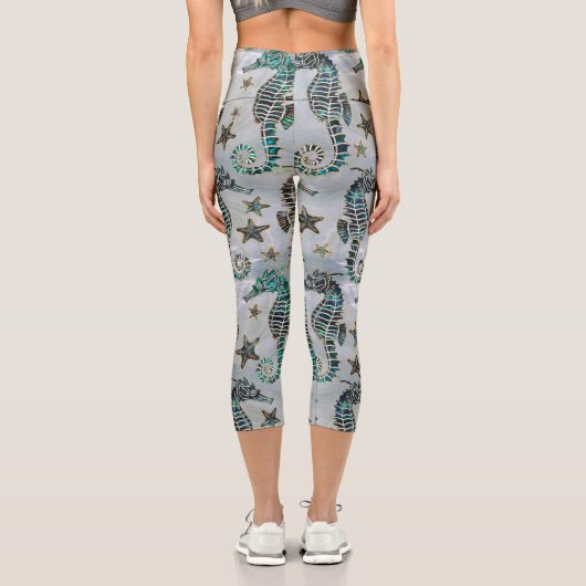 Seepferdchen Capri Leggings (Rückseite)