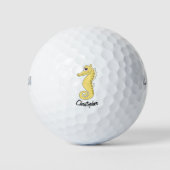 Seepferdchen-Design Golfball (Vorderseite)