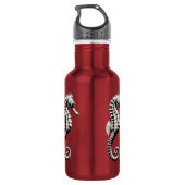 Seepferdchen Edelstahlflasche (Rückseite)