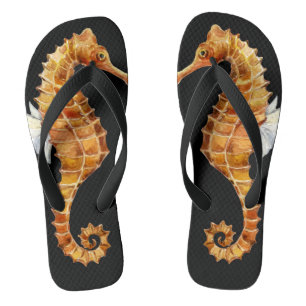 Seepferdchen Fisch Flip Flops Badesandalen