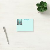 Seepferdchen Freunde Post-it Notiz personalisieren (Büro)