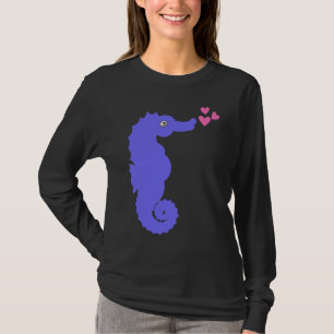 Seepferdchen-Herzen Wasser Meer Tier Fisch Hippoca T-Shirt
