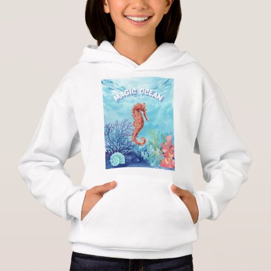 Seepferdchen Hoodie (Vorderseite)
