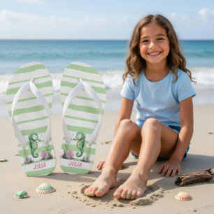 Seepferdchen im Garten der Gezeiten Kinderbadesandalen