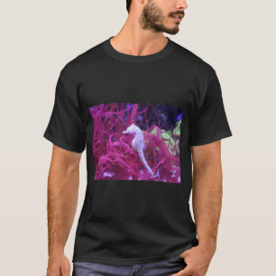 Seepferdchen in rosa Koralle T-Shirt