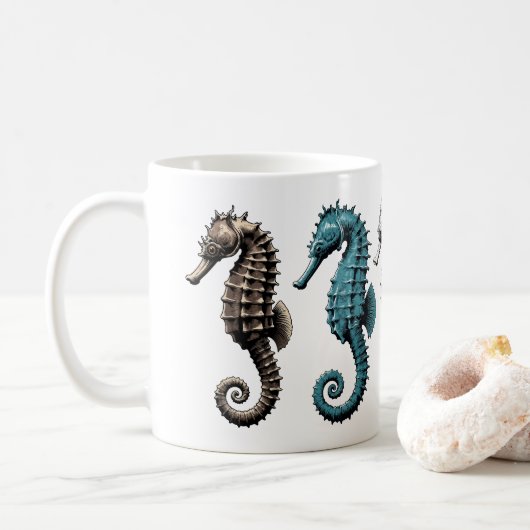 Seepferdchen kaffeetasse (Mit Donut)