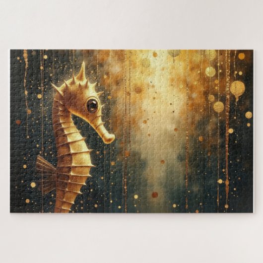 Seepferdchen-Kunst Puzzle (Horizontal)