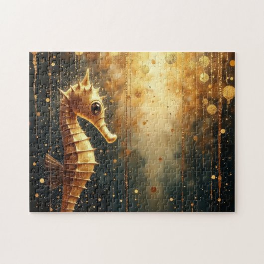 Seepferdchen-Kunst Puzzle (Horizontal)