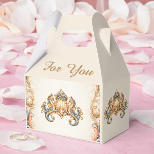 Seepferdchen Luxus-Strandhochzeit Geschenkschachtel (Hochzeit)