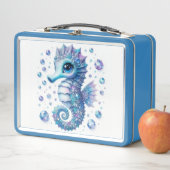 Seepferdchen-Metall-Lunchbox Metall Brotdose (Beispiel)