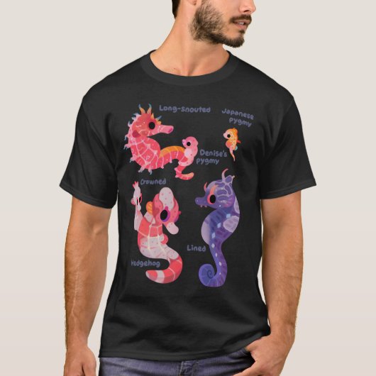 Seepferdchen - Pastell T-Shirt (Vorderseite)