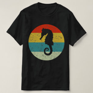 Seepferdchen Retro Vintage T-Shirt