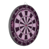 Seepferdchen Rosa Dartscheibe (Vorderseite Links)