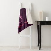 Seepferdchen Rosa Sherpadecke (Beispiel)