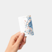 Seepferdchen-Schale unter dem Meer Baby-Jungen-Dus Ausweis (Handheld)