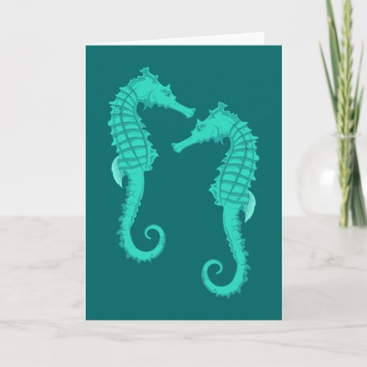 Seepferdchen Seepferdchen Karte (Vorderseite)