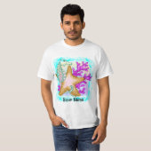 Seepferdchen Seesterne Freunde T-Shirt (Vorne ganz)