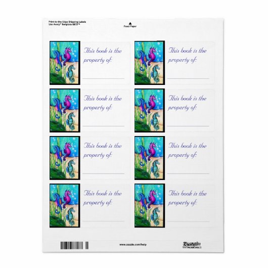 Seepferdchen-Siegel (Vorne)