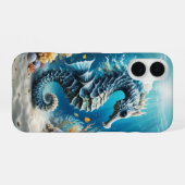 Seepferdchen unter Wasser iPhone 16 Hülle (Rückseite (Horizontal))