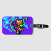 Seepferdchenfarbe Gepäckanhänger (Vorderseite (Horizontal))