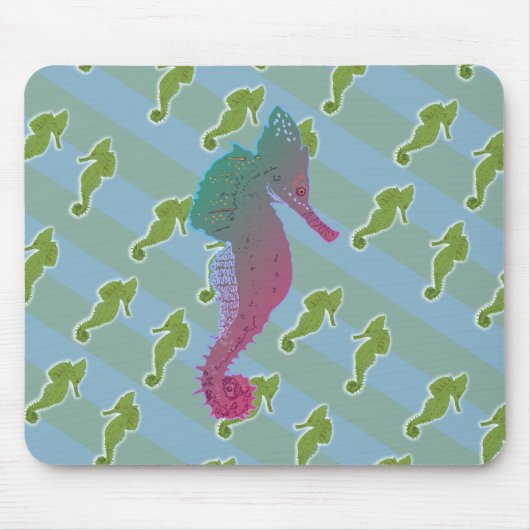 Seepferde Art Mousepad (Vorne)