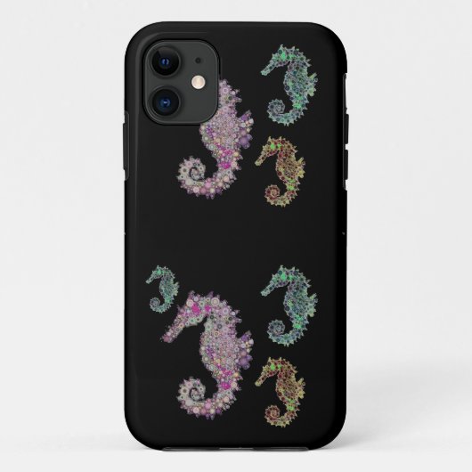 Seepferde Art von LeahG Case-Mate iPhone Hülle (Rückseite)
