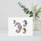 Seepferde Art von LeahG Postkarte (Stehend Vorderseite)