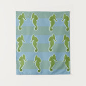 Seepferde Art Wall Tapestes Wandteppich (Vorderseite)