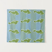 Seepferde Art Wall Tapestes Wandteppich (Vorderseite (Horizontal))