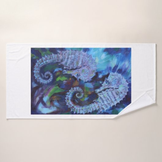Seepferde Badehandtuch (Badehandtuch)