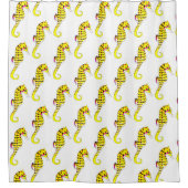 Seepferde Duschvorhang (Vorderseite)