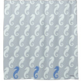 Seepferde Duschvorhang (Vorderseite)