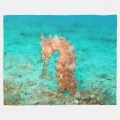 Seepferde Fleece Blanket (Vorderseite (Horizontal))