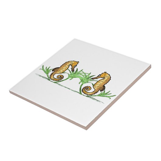 Seepferde Fliese (Seite)