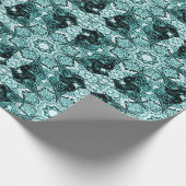 Seepferde.... Geschenkpapier (Ecke)