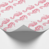 Seepferde Geschenkpapier (Ecke)