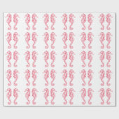 Seepferde Geschenkpapier (Flach)