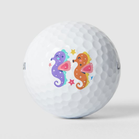 Seepferde Golfball (Vorderseite)