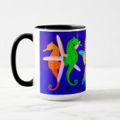 Seepferde, Hoffnung - 15 oz. Kombinations Tasse (Links)