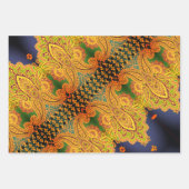 Seepferde, Holzbeeren und Cardiff-Sampler Geschenkpapier Set (Vorderseite 3)