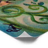 Seepferde im Springtime-Poster Poster (Ecke)