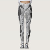 Seepferde in den Schatten des Graus - Leggings (Vorderseite)