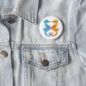 Seepferde in der Liebe Button (Beispiel)
