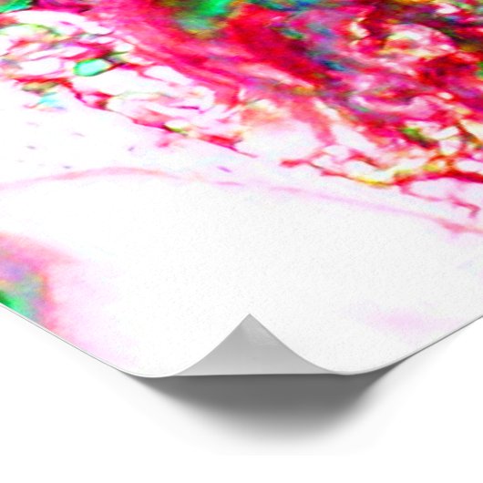 SEEPFERDE IN DER LIEBE PINK BLAU LILA MUTTER DER F POSTER (Ecke)