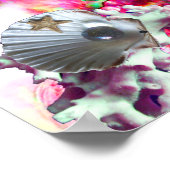 SEEPFERDE IN DER LIEBE, PINKEN AQUAMARIN BLAUEN MU POSTER (Ecke)