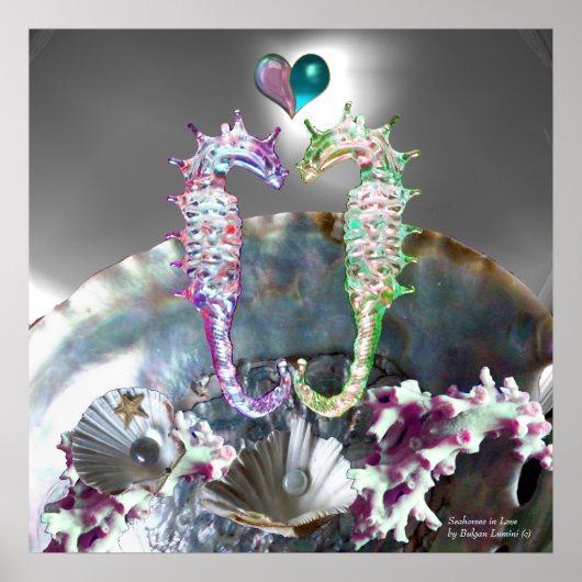 SEEPFERDE IN DER LIEBE , PINKWEISE MUTTER DER PFLA POSTER (Vorne)